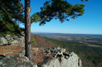 River View - Petit Jean Mountain overlooking Arkansas River and Ada Valley